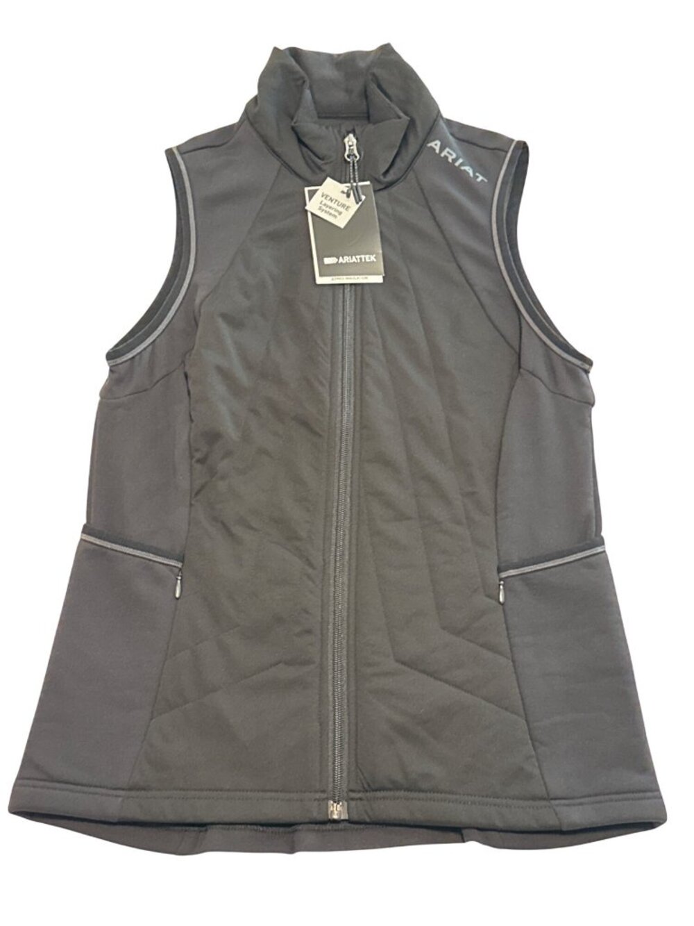 Ariat Womens Venture Vest Black size XS Performance Water Resistant